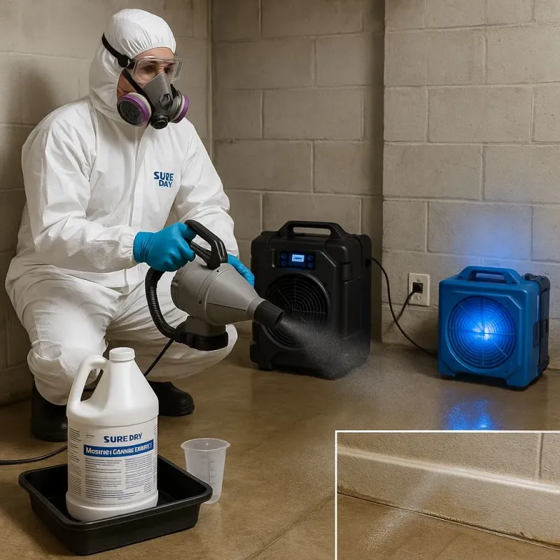 Sanitization and Odor Removal process in Byram, CT