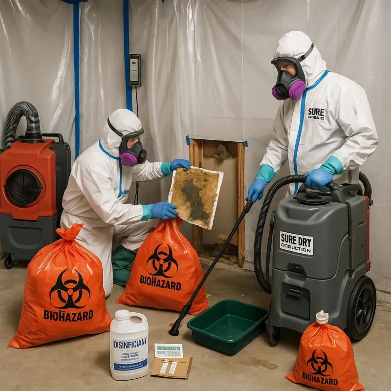 Contaminated Water Handling Protocols process in Byram, CT