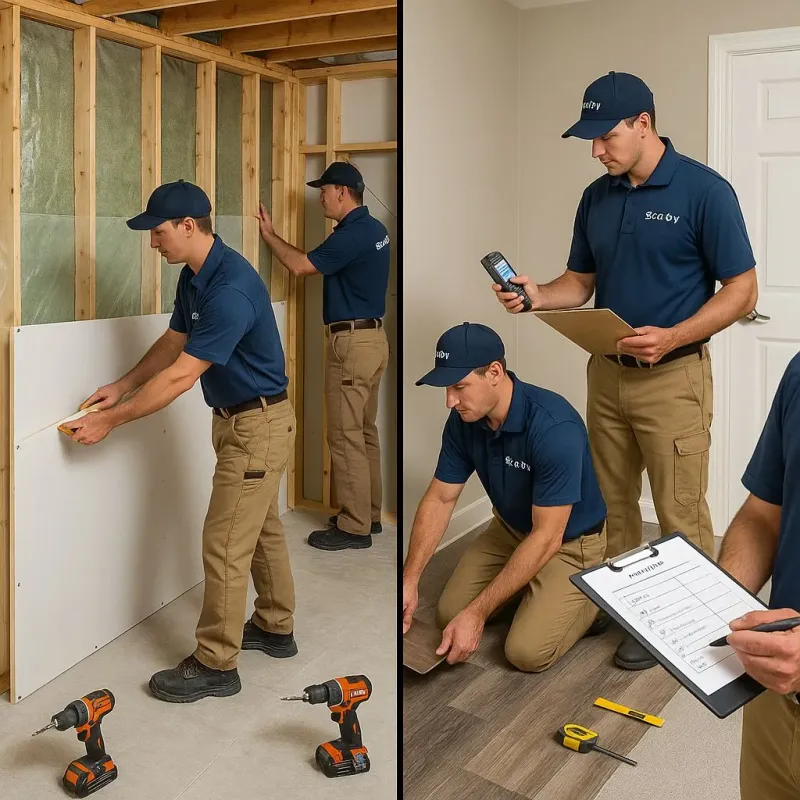 Repairs and Reconstruction process in Byram, CT
