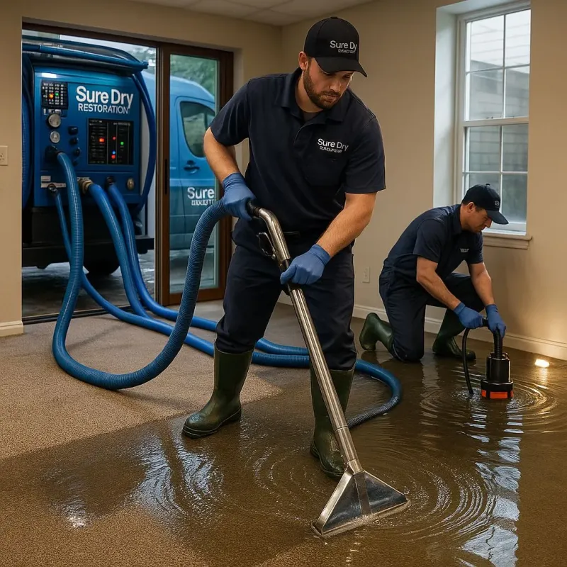 Water Extraction and Removal process in Byram, CT